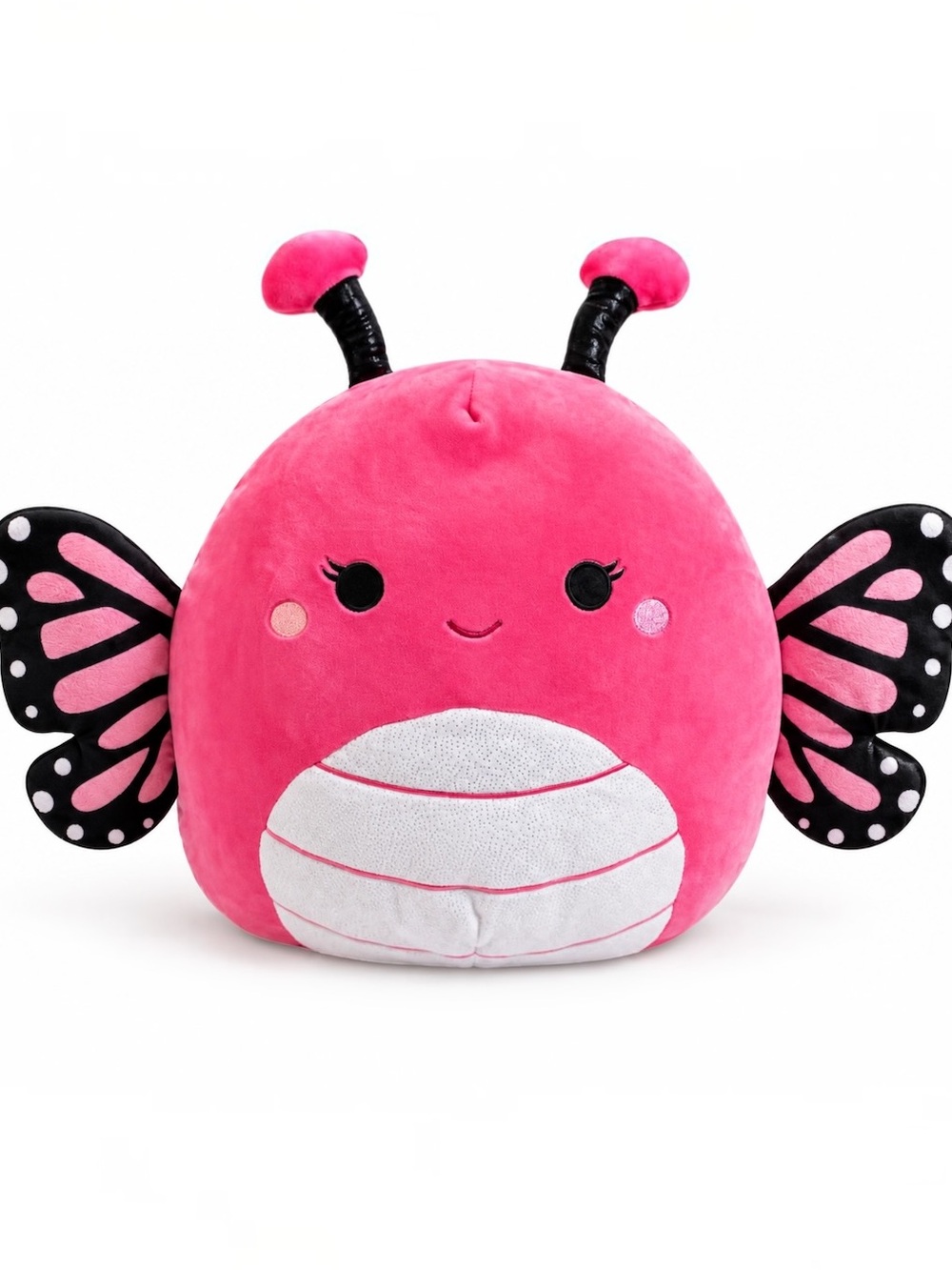 Squishmallows Andreina Monarch Butterfly 14” Pink Plush Kellytoy Jazwares